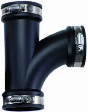 Flexibele koppeling t-stuk