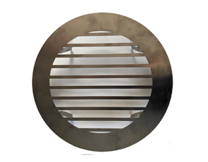 RVS ROOSTER T.B.V. BODEMDRAIN 110mm